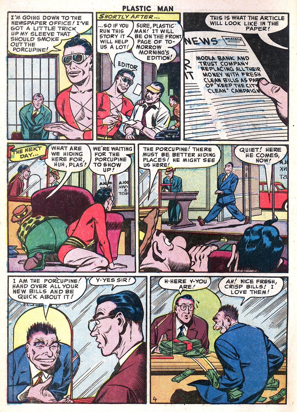 Read online Plastic Man (1943) comic -  Issue #35 - 6
