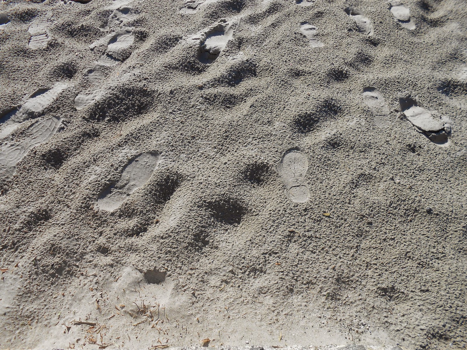 enlightened exercise, spiritual awakening, sand, footprints, beach