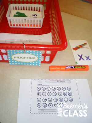 Alphabet activities perfect for literacy centers in Kindergarten.