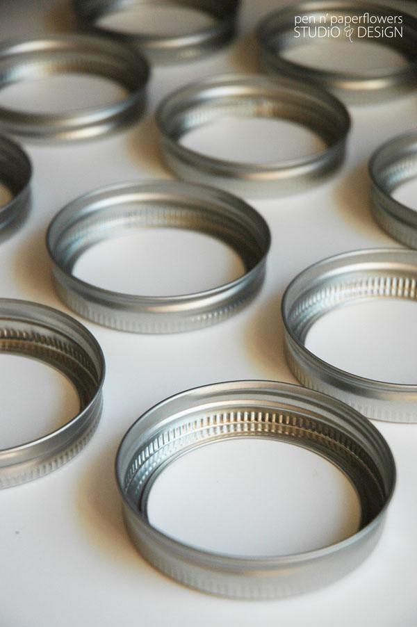 Pen + Paper Flowers BAKiNG Mason Jar Lid Cookies