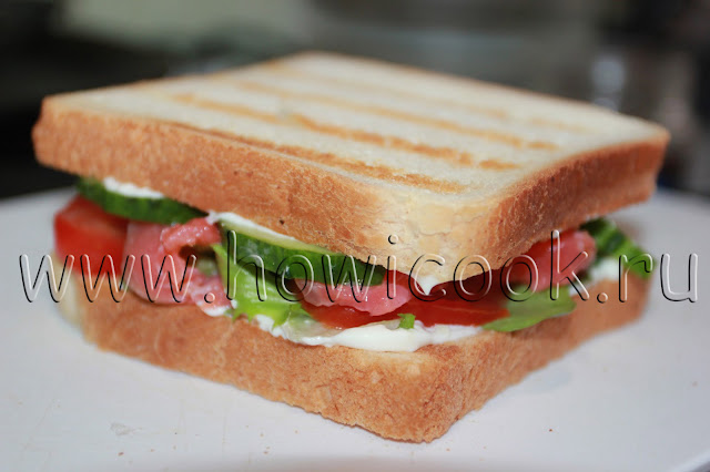 рецепт сэндвича с семгой с пошаговыми фото