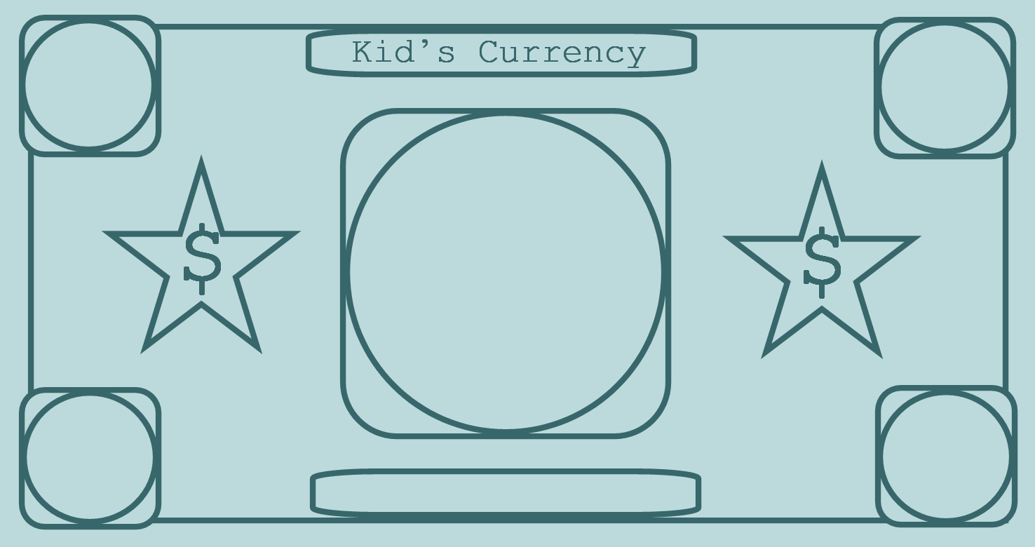 fake money coloring pages for kids - photo #14