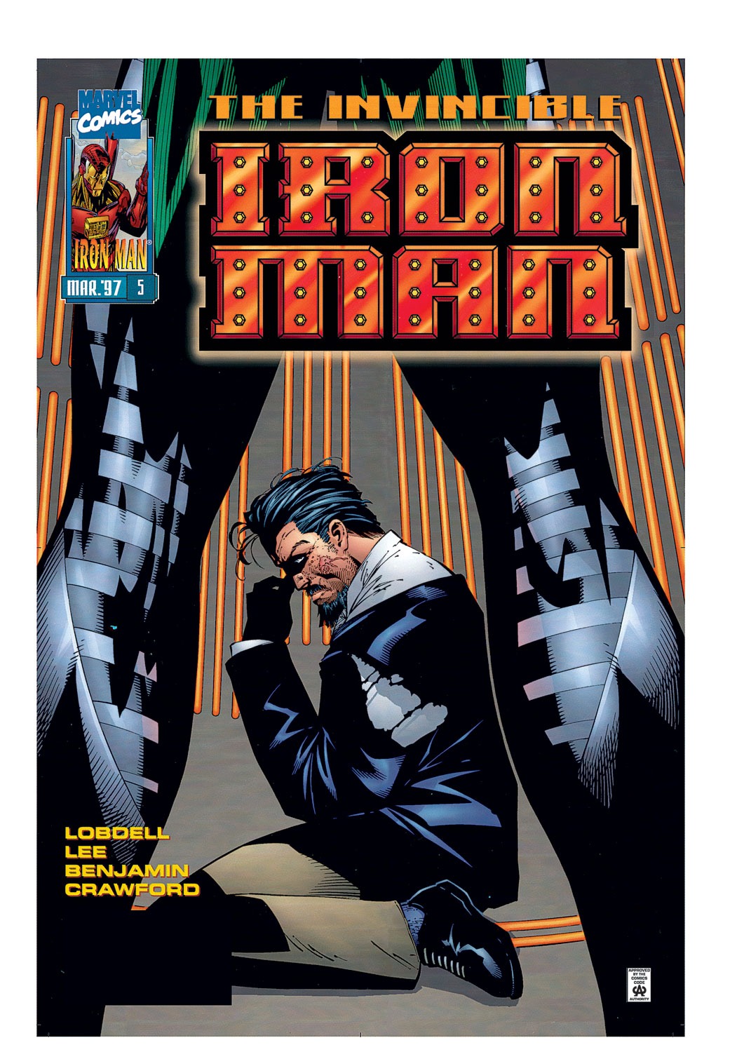 Read online Iron Man (1996) comic -  Issue #5 - 1