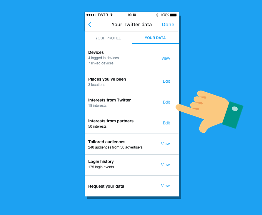 Twitter keeps a list of everything it thinks you're interested in — here's how to find it