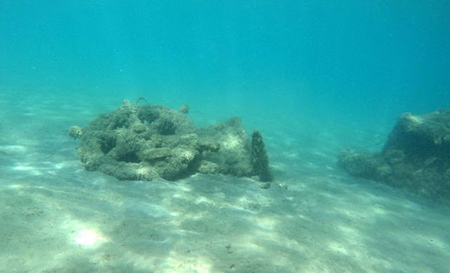 Two shipwrecks located off the coast of Methoni Two shipwrecks located off the coast of Methoni