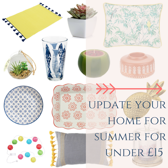 Bargain on-budget interiors, accessories and decor from the high street to refresh and update your home for the new Summer season