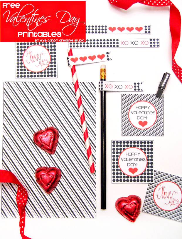 free valentines day printables, valentines day, black and white, XO