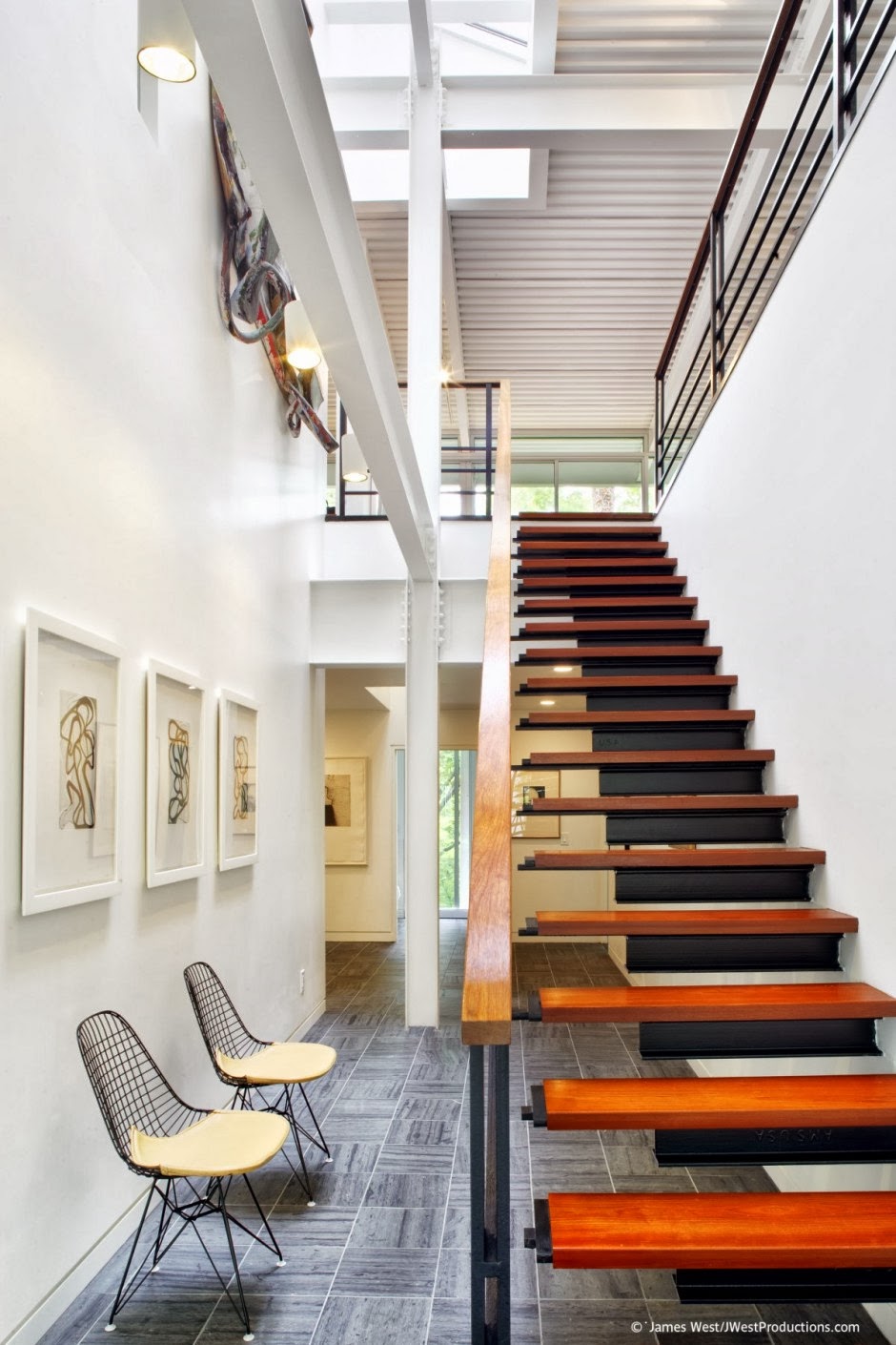 15 Model Tangga Kayu Modern Minimalis Terbaru Desain