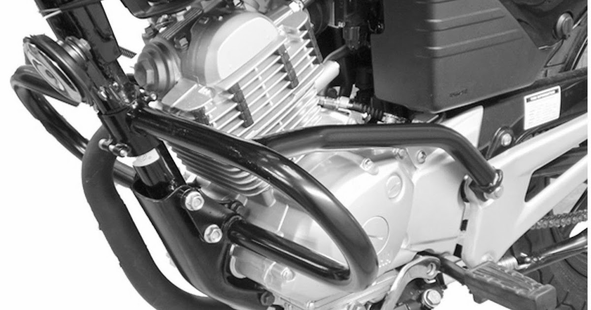 Yamaha YBR 125 Owner Blog Yamaha YBR 125 Renntec Black Engine Crash