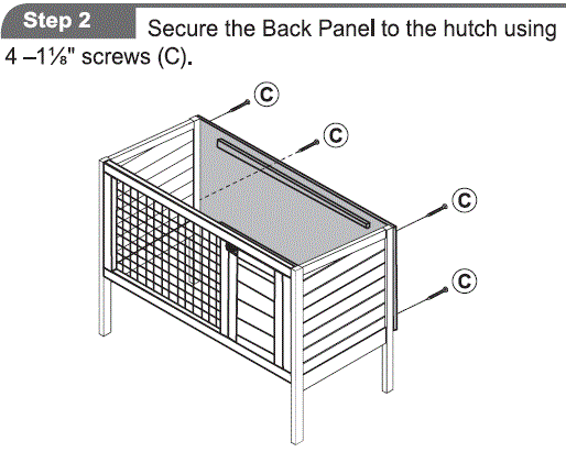 Evergreen Rabbit Hutch by Ware Mfg. Assembly Instructions