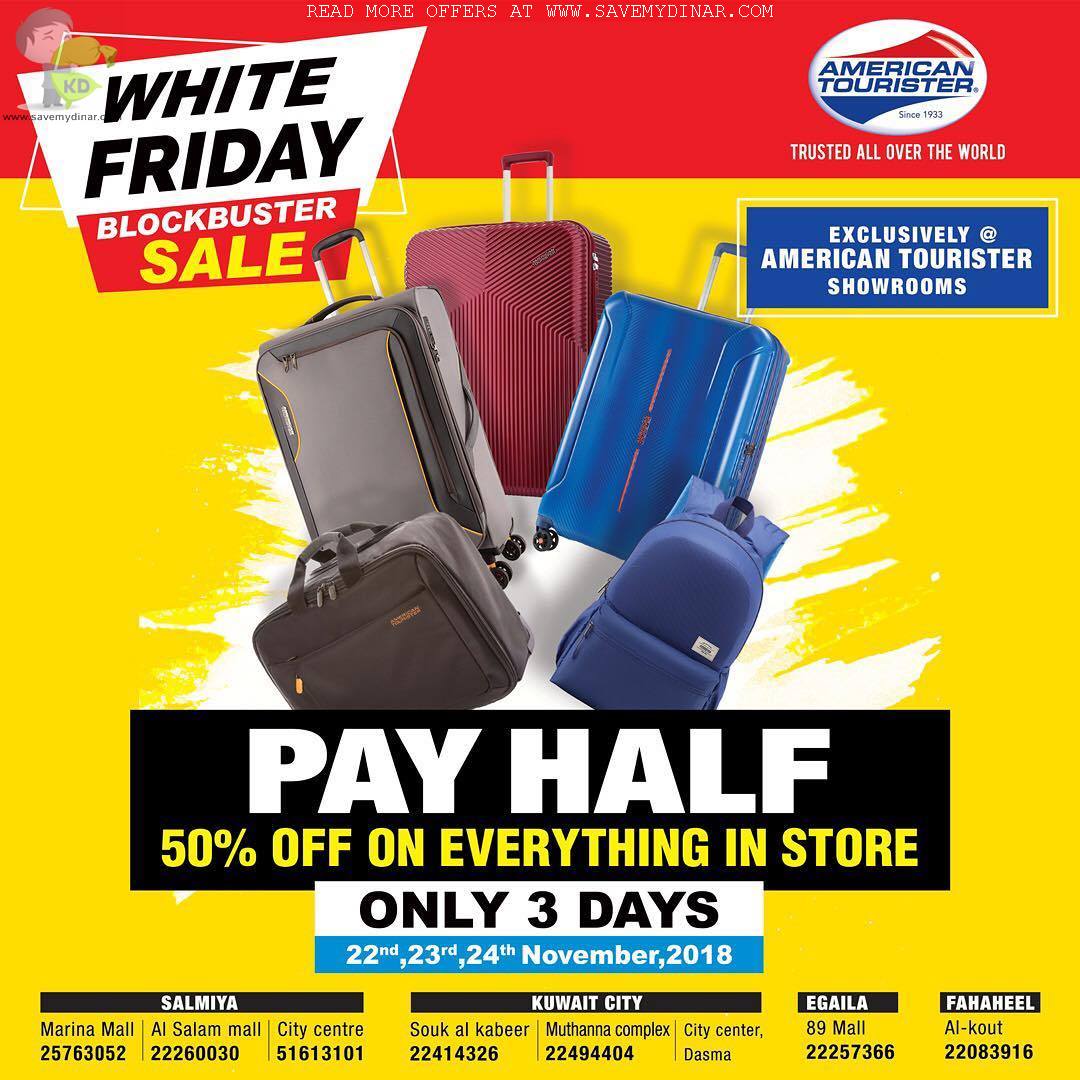 American Tourister Kuwait SALE Upto 50 OFF SaveMyDinar Offers