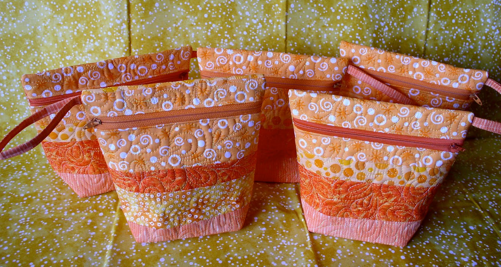 Quilted Zipper Bags