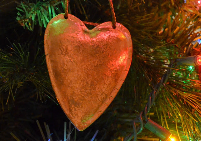 seventh anniversary copper gift heart