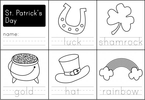St Patrick's Day Coloring Pages and Activities for Kids