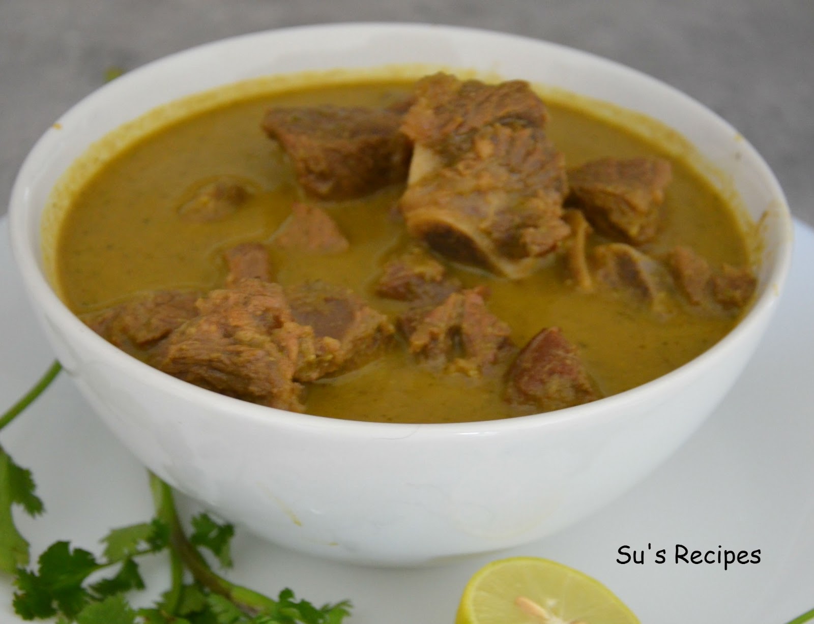 Su's Recipes Mutton Gravy