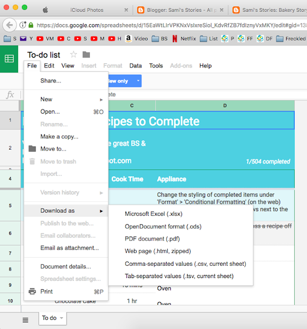 Sami's Stories New Bakery Story Recipe Mastering Checklist is here!!
