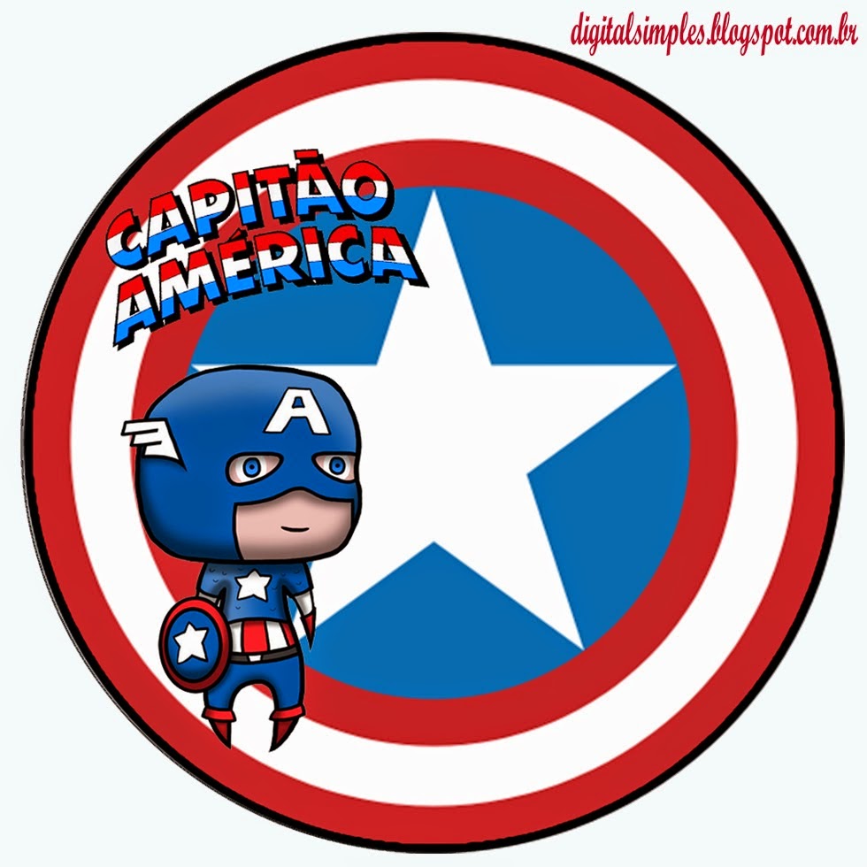 Capitan America Bebe Kit Para Imprimir Gratis Oh My