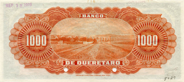 Mexican bank notes Mexico Un Mil Pesos Billetes Mexicanos