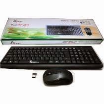 Kit Teclado E Mouse Óptico Wireless Sem Fio Knup 