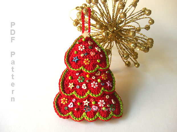 christmas-ornament-tree-and-coasters-pattern-crochet-colorful
