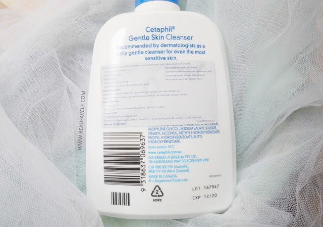 Ingredients Cetaphil Gentle Skin Cleanser
