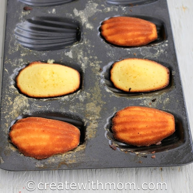 Create With Mom Easy to make delicious Madeleines