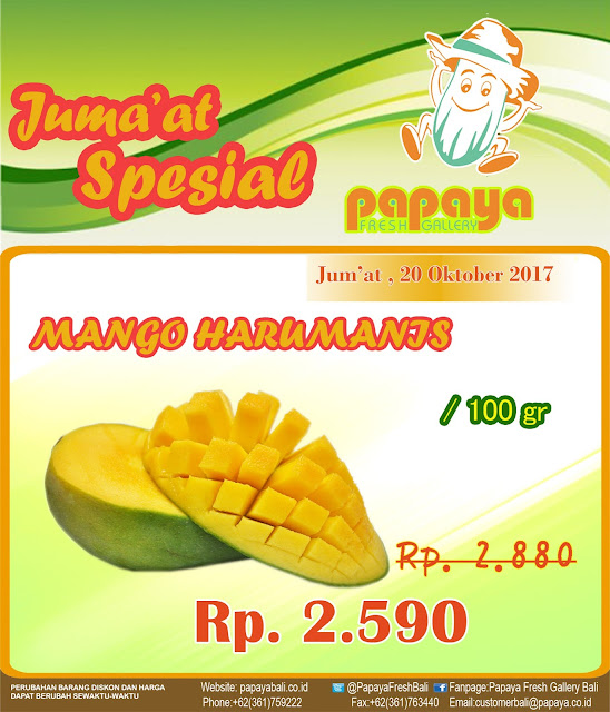 Harga Spesial MANGO HARUMANIS,,, PAPAYA FRESH GALLERY BALI
