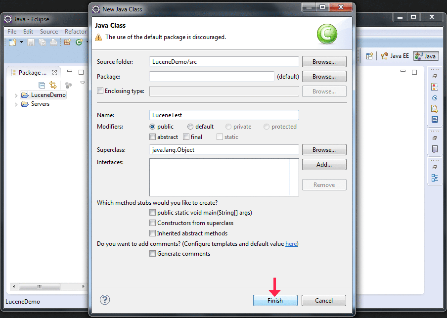 Lucene eclipse tutorial for beginners: Tutorial - Working with lucene ...