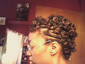 Flat Coil Twist W/Bantu Knot-Out