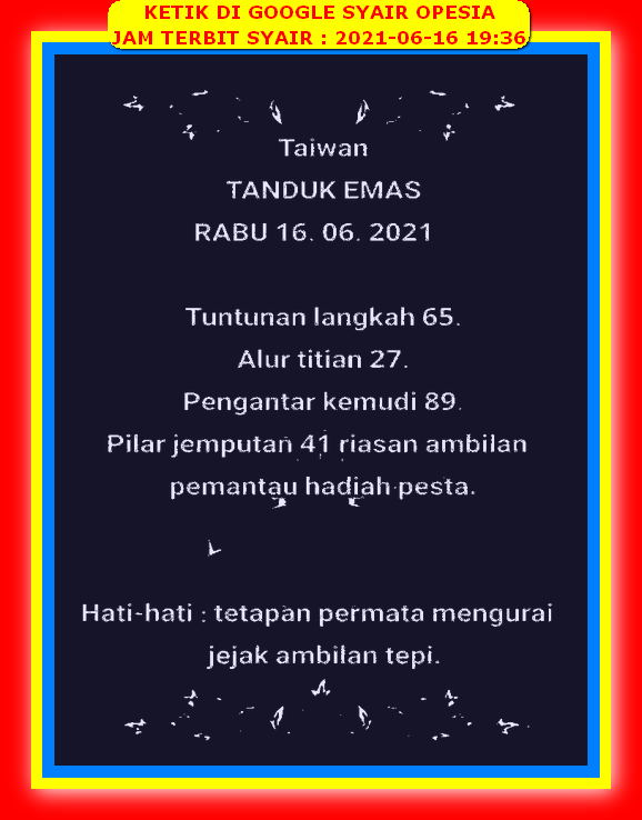Syair Hk Malam Ini Rabu 16 Juni 2021 Opesia Official Syair Hk Malam Ini Rabu 16 Juni 2021 Opesia Official