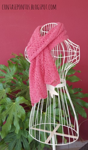 Cachecol em tricot Ofélia Cachecol em tricot Ofélia