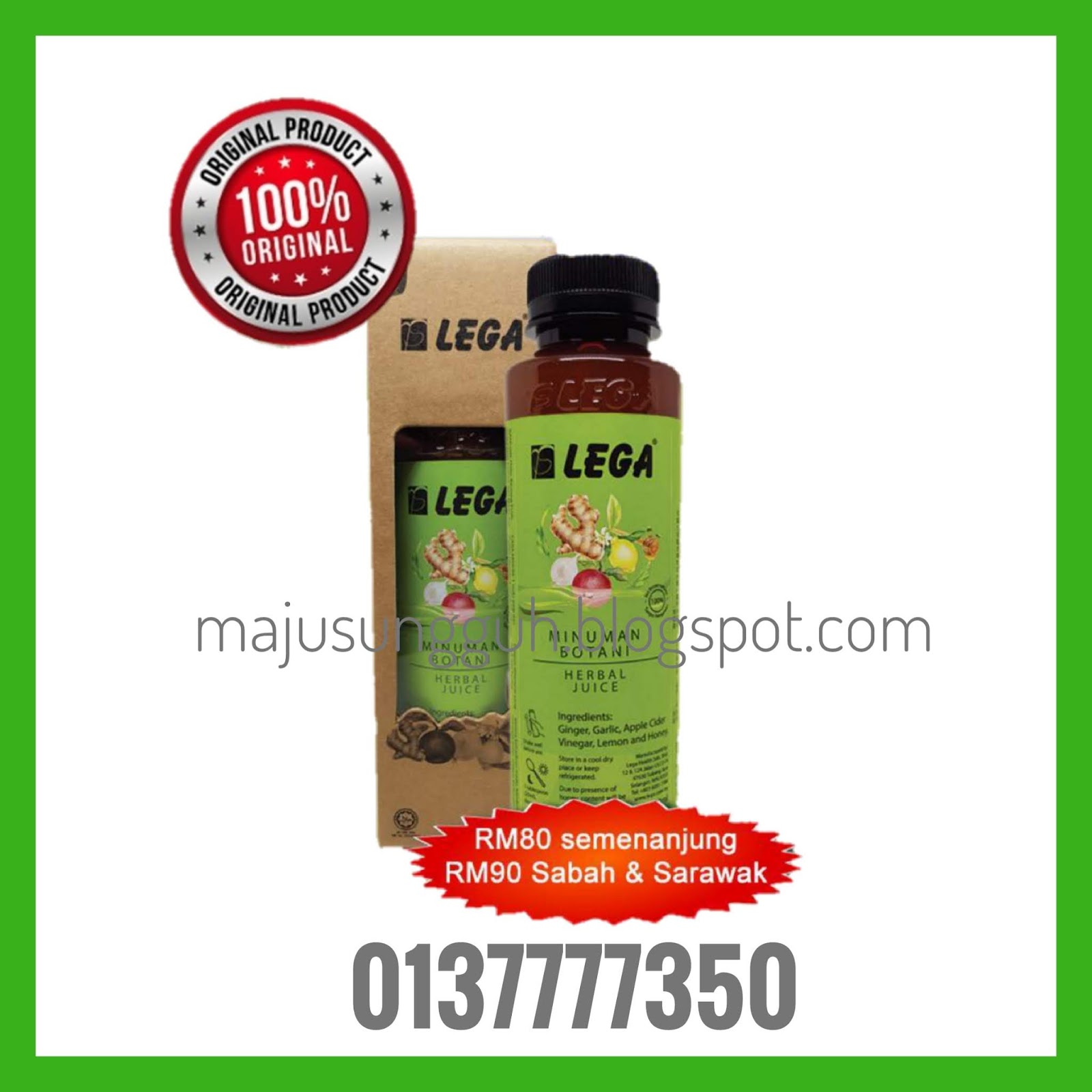 Jus Lega Packing Baru 2019 Penawar Penyakit Darah Tinggi Jantung Dan Kolestrol