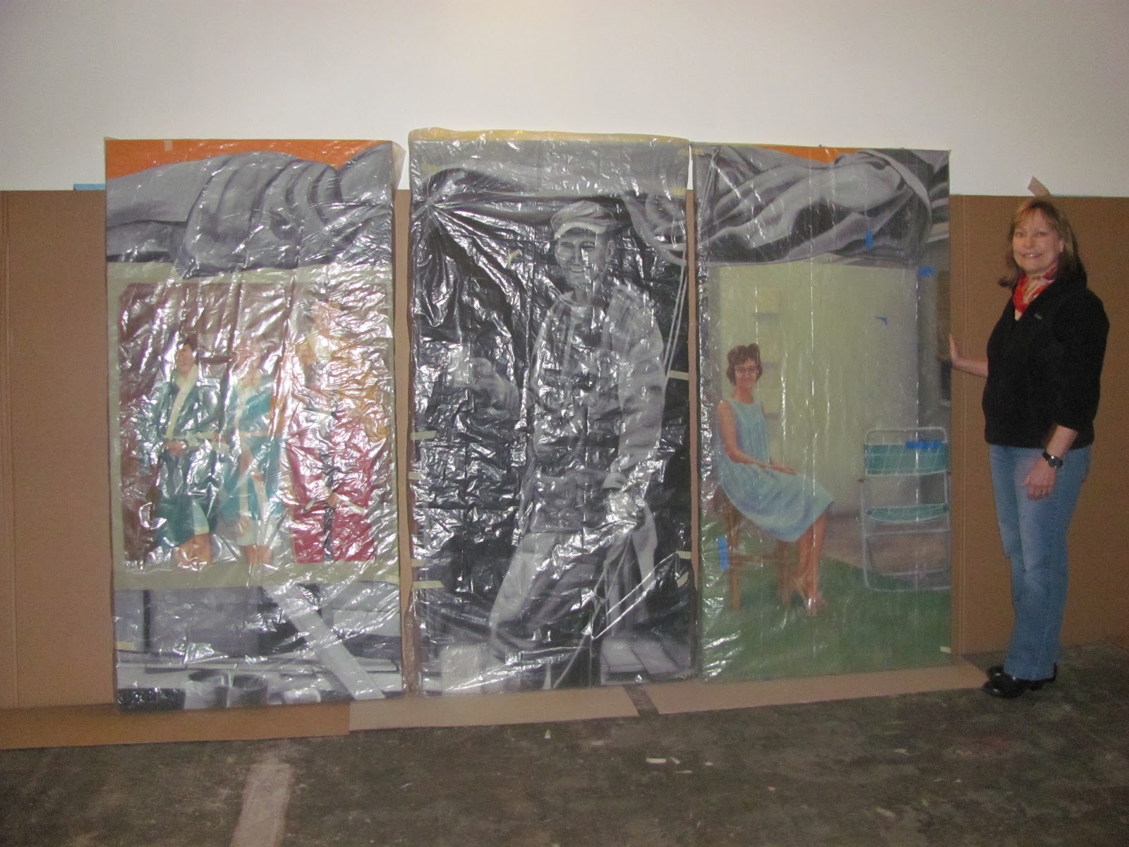 JEANINE HILLSOLDNER Fine Art Missing Painting "Snapshots and Memories