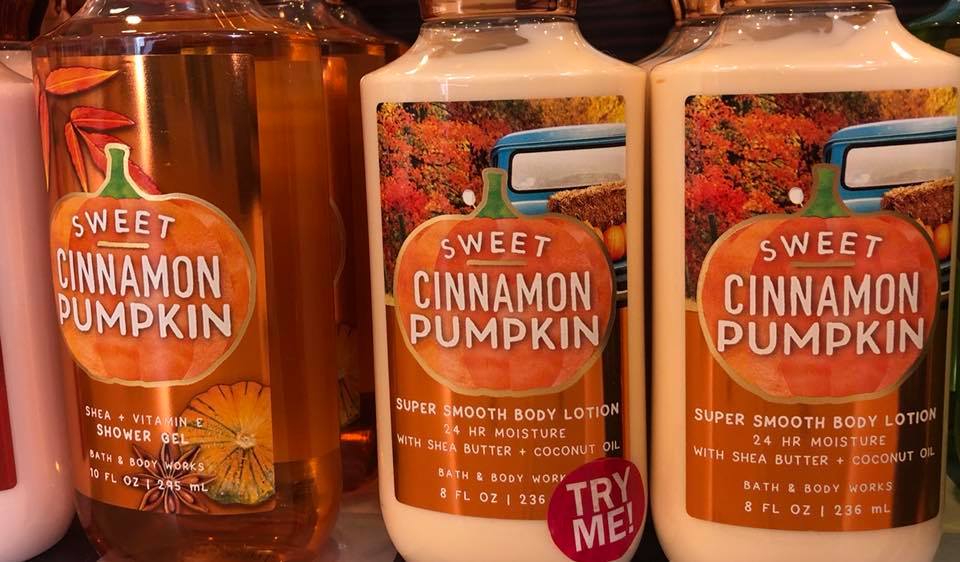 Life Inside the Page Bath & Body Works Sweet Cinnamon Pumpkin Body