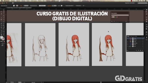 Curso de Ilustración gratis (dibujo digital) Curso de Ilustración gratis (dibujo digital)