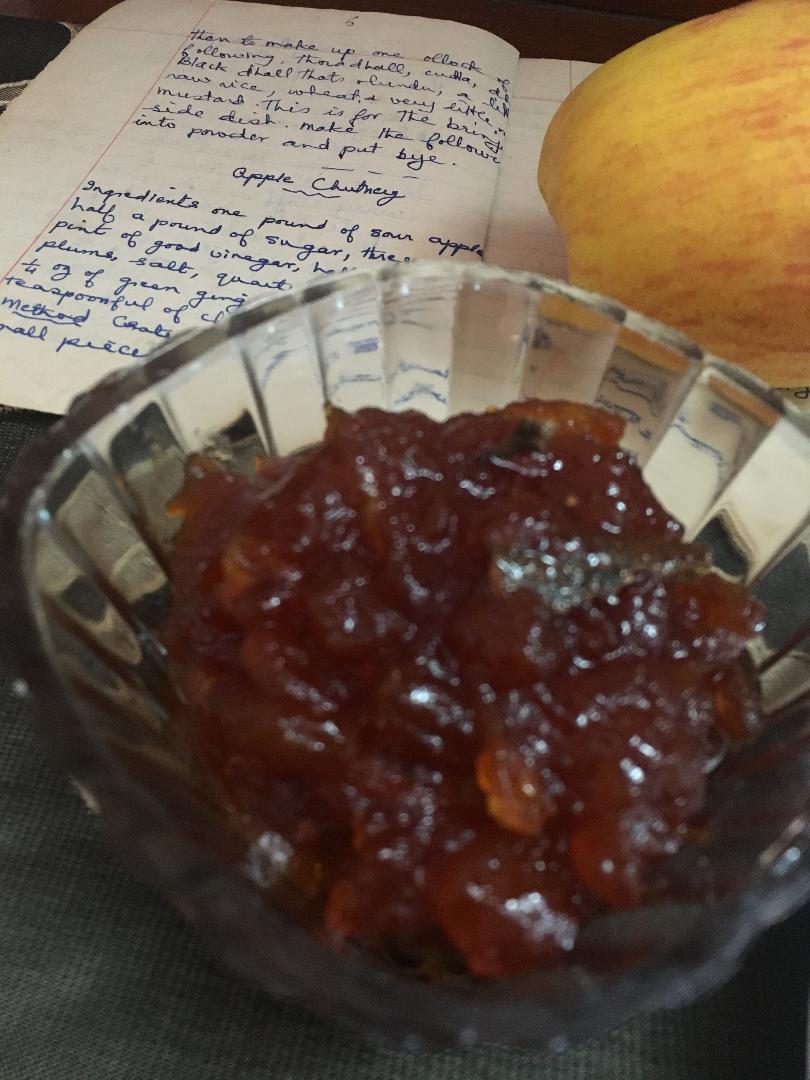 ANGLOINDIAN CUISINE APPLE CHUTNEY