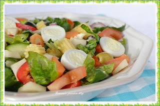 Salata cu oua de prepelita