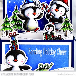 MFT Stamps – Sweet Holiday Penguins Box Card