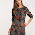Floral Long Sleeve Knee