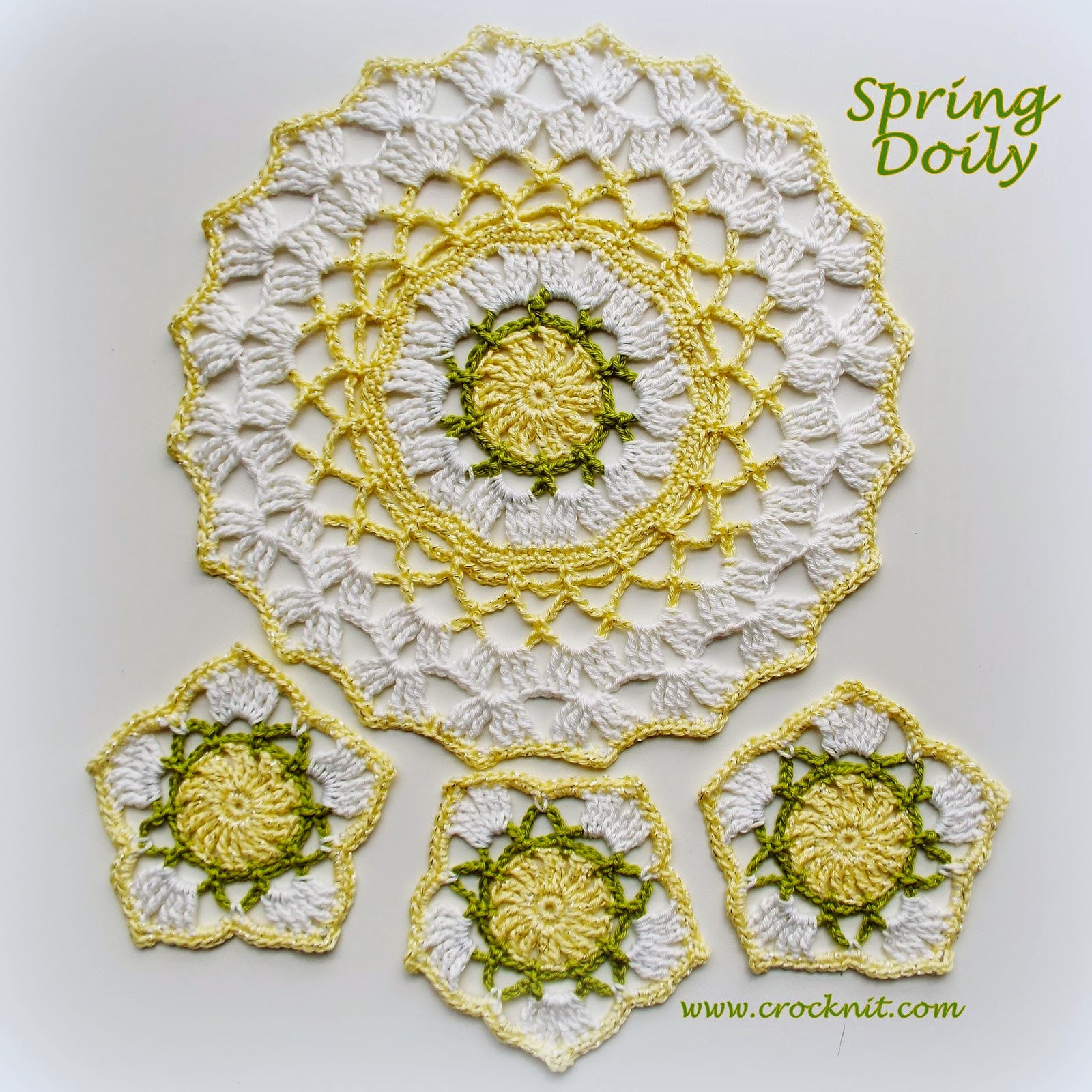 spring doily crochet pattern