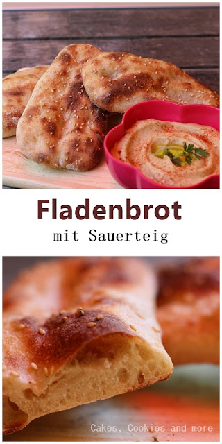 Rezept für Fladenbrot mit Sauerteig