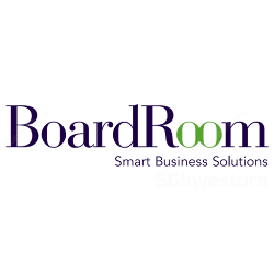 BOARDROOM LIMITED (SGX:B10) @ SGinvestors.io