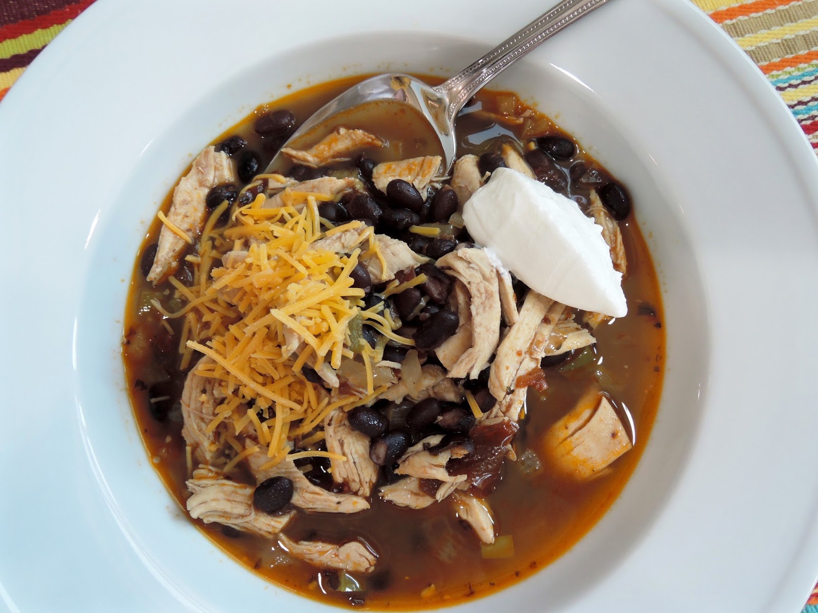 The Briny Lemon Chipotle Chicken and Black Bean Soup