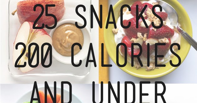 Recipe: 25 Snacks - 200 Calories & Under