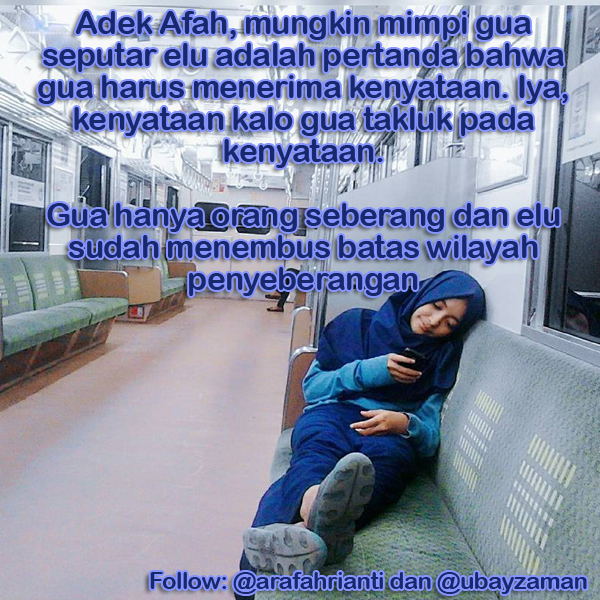 Mimpi Arafah Rianti, Gua Takluk Pada Kenyataan Mimpi Arafah Rianti, Gua Takluk Pada Kenyataan