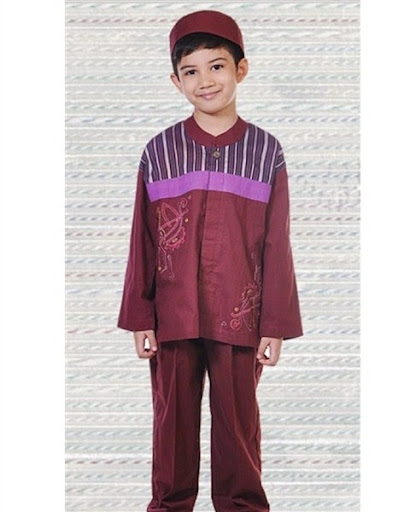 baju koko anak lengan panjang