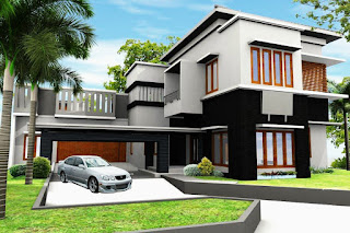  at the forepart or on the side of the dwelling Minimalist House Design With Influenza A virus subtype H5N1 Car Garage