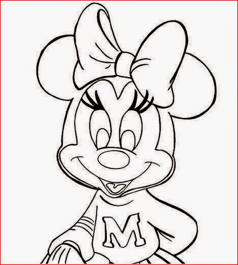 Free Printable Minnie Mouse Coloring Pages