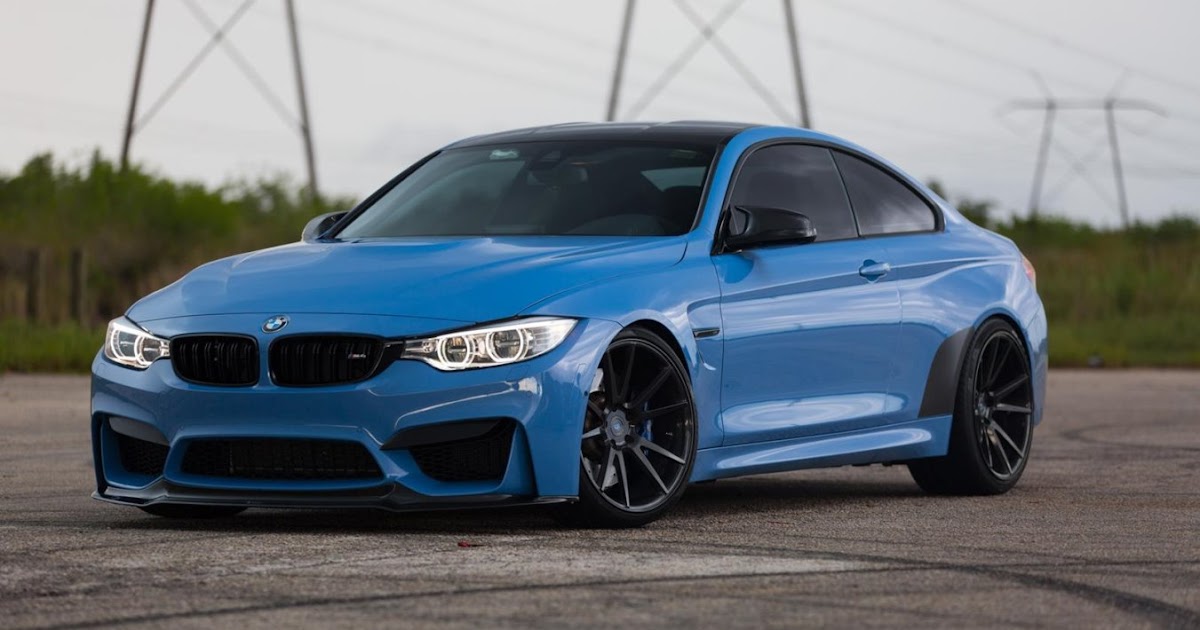 BMW m4 Blue Marine