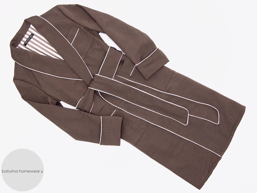 Traditional English Gentleman Luxury Robes | Baturina Homewear